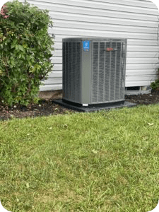 This Trane Outdoor Condenser Will Push The Cooled Air Inside