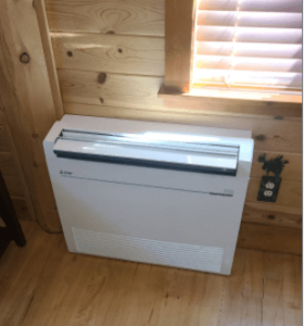 Low Mounted Ductless Unit
