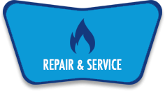 Heating repair and service icon