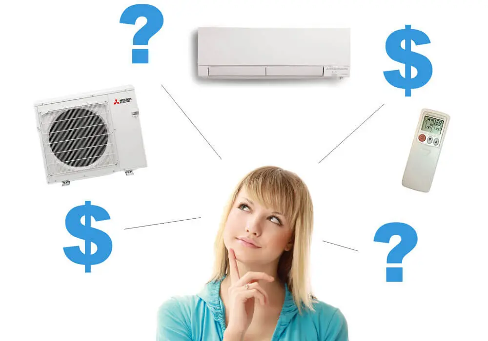 York County PA homeowner considering energy savings from Mitsubishi ductless mini-split system