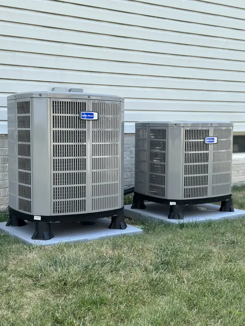 Two HVAC systems installed by Air Comfort Technologies in Hanover, PA