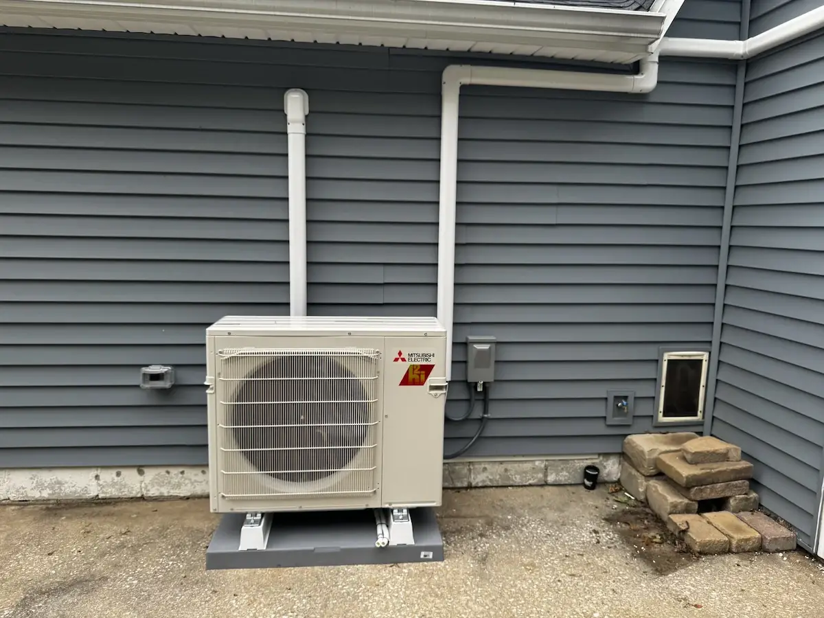 Mitsubishi Hyper Heat ductless system installed by Air Comfort Technologies in Stewartstown, PA