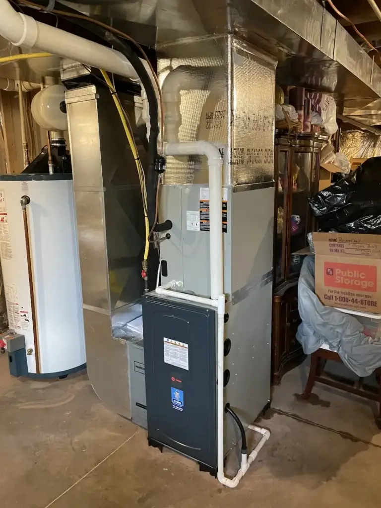 Trane single stage 96% AFUE gas furnace installed by Air Comfort Technologies in Manchester PA