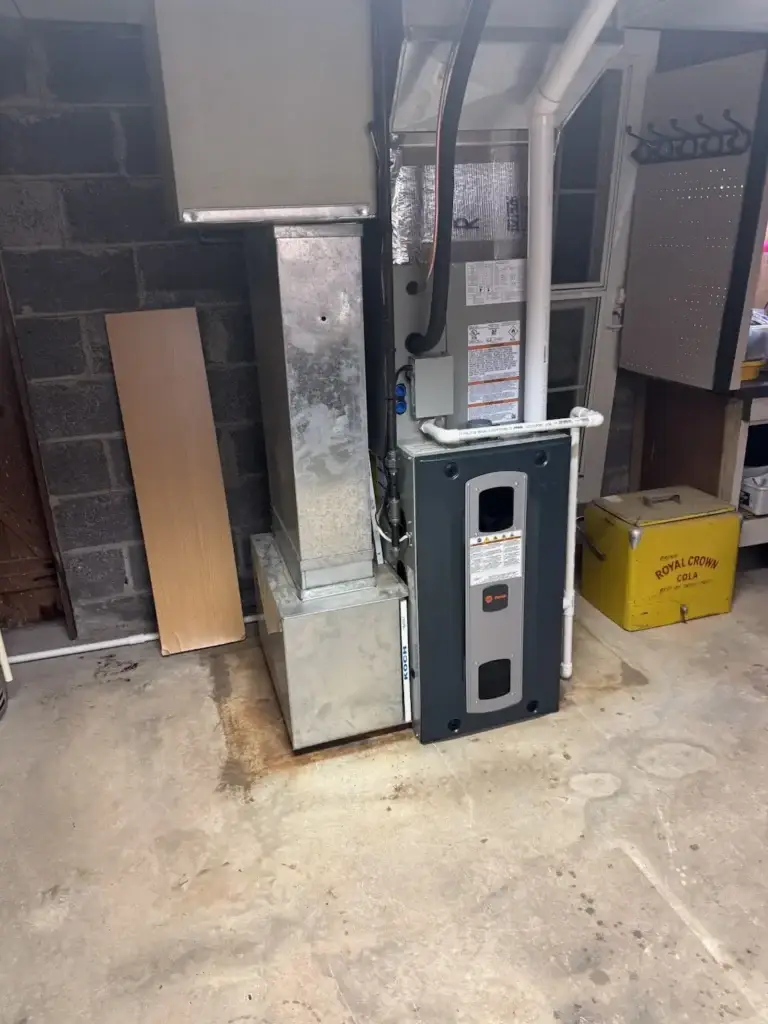 Trane 2 stage 96% AFUE gas furnace installed by Air Comfort Technologies in Red Lion PA