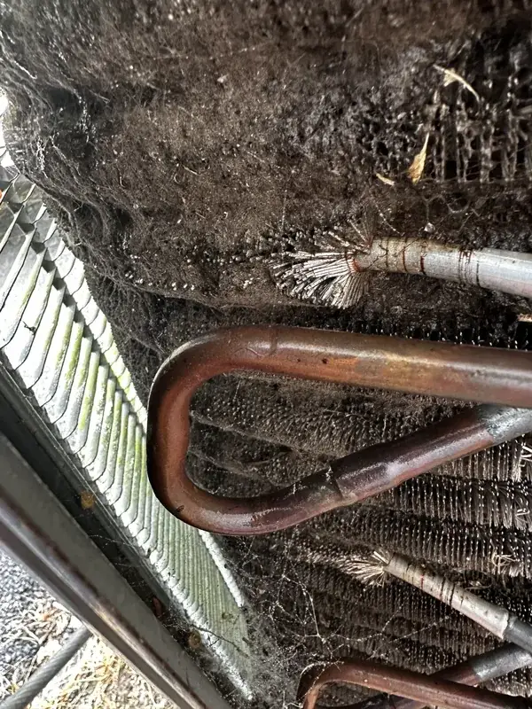 Refrigerant leak repair on an AC condenser coil — Air Comfort Technologies York County PA