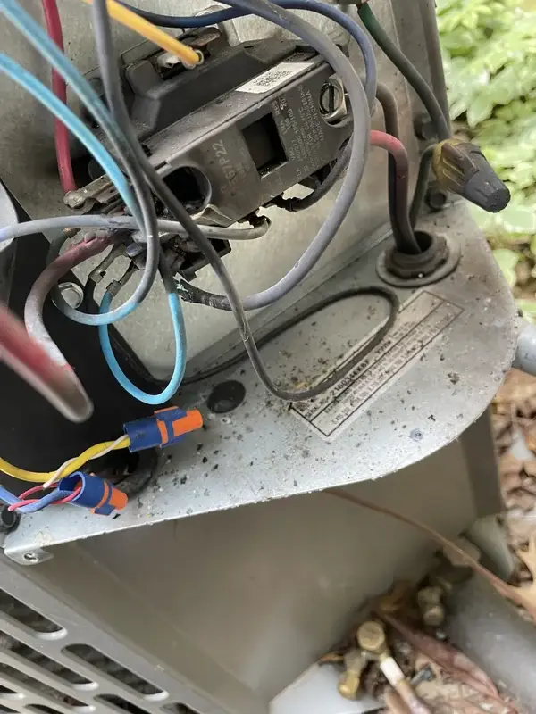 Blown AC contactor that was replaced — Air Comfort Technologies York County PA